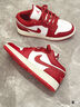 NIKE官方正品  Air Jordan 1 Low AJ1 (GS)兒童低幫復古籃球鞋 FJ3465-160 38 曬單實拍圖