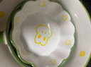 康陌（KANGMO）碗盤餐具輕奢高級(jí)感法式陶瓷碗盤搬家禮物餐具整套 湛藍(lán)花語18頭 曬單實(shí)拍圖
