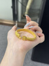歐顏黃金三馬鞭手鏈女新款999足金醒獅手飾男女同款生日禮物 三馬鞭手鏈訂金 曬單實拍圖
