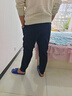 安踏（ANTA）加絨運動(dòng)褲男秋冬新款保暖百搭純黑色棉質(zhì)束腳衛褲健身褲休閑褲子 A款黑色束腳【加絨】 3XL /185(180-200斤） 曬單實(shí)拍圖