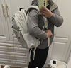 牧高笛冷山懸川2D背包 Cordura 戶外徒步露營多倉登山背包旅行大容量雙肩包 晨霧白/30L 曬單實(shí)拍圖