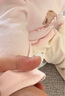 拉比（Labi Baby）寶寶秋衣秋褲套裝兒童內(nèi)衣套裝男童女童純棉睡衣2套裝 粉紅80 曬單實拍圖