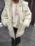巴拉巴拉女童羽絨服冬季童裝中大童加厚外套連帽保暖甜美韓版時(shí)尚 白色調(diào)00311-白鴨絨 160 cm（充絨量162g） 曬單實(shí)拍圖