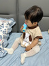 南律3雙新生兒高筒過(guò)膝襪嬰兒護膝爬行襪防滑夏季薄寶寶長(cháng)筒襪防蚊襪 P2018組合裝 3雙 1-3歲 (L) 曬單實(shí)拍圖