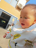 bc babycarebabycare 嬰兒口水巾小方巾一次性圍兜柔軟防水飯兜便攜小手帕 【口水巾】帕耶特蘋果20片/盒 曬單實拍圖