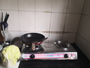 好太太億美臺式燃氣灶液化氣煤氣灶雙灶臺式天然氣家用煤氣罐老式燃氣灶猛火節能灶 臺式炫火灶+熄火保護+不銹鋼面板 瓶裝液化氣 曬單實(shí)拍圖