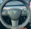 適用于特斯拉ModelY Model 3 ModelX ModelS 翻毛皮方向盤(pán)套四季真牛皮把套 全翻毛皮【帶標】 曬單實(shí)拍圖