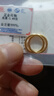 寶慶銀樓黃金耳環(huán)足金素圈光面耳釘簡(jiǎn)約養(yǎng)耳洞純金耳飾送女友生日禮物 足金素圈耳環(huán)一對(duì) 約1.43g 曬單實(shí)拍圖