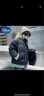 G.DUCKKIDS男童冬季羽絨棉服加厚2025新款冬裝中大童兒童男孩冬款棉衣外套潮 黑色 160 cm 曬單實(shí)拍圖