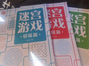 益智進(jìn)階迷宮游戲書（全3冊） 兒童控筆訓(xùn)練字帖 幼兒早教智力開發(fā)思維專注力訓(xùn)練邏輯推理益智游戲走迷宮大冒險(xiǎn)綠色印刷 曬單實(shí)拍圖