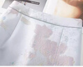 新中式國(guó)風(fēng)提花a字半身裙女夏季2025新款刺繡開(kāi)叉直筒中長(zhǎng)包臀裙 藍(lán)色 XL (29) 建議110-120斤 曬單實(shí)拍圖