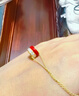 翡拉拉（fellala）紅繩系列原創(chuàng)設(shè)計(jì)新年項(xiàng)鏈女小眾高級(jí)感紅色時(shí)尚鎖骨鏈新年禮物 寶石紅 曬單實(shí)拍圖