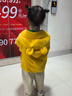 贏一貝（Yingyibei）嬰兒奧粒絨連帽外套冬裝秋冬新品男童棉服女童寶寶兒童保暖上衣 黃色 100 曬單實拍圖