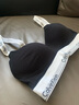 Calvin Klein內(nèi)衣【七夕禮盒摩登引力帶】女士ck無鋼圈軟支撐美背文胸QF7059 UB1-太空黑 M 推薦75B-85A 曬單實拍圖