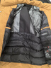 勁霸男裝（K-Boxing）秋冬輕戶外充電保暖中長連帽羽絨服|IRJR4353 黑色 175/L  曬單實(shí)拍圖