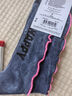 Happy Socks【新品】Happy Socks襪子女春季牛仔立體感堆堆襪襪子女ins潮 牛仔粉 1雙 M 36-40 曬單實拍圖
