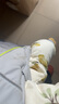 童泰寶寶套裝秋冬嬰兒衣服男童女童夾棉內衣TS34D430-DS 黃色 73cm  曬單實(shí)拍圖