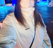 阿迪達(dá)斯 羽絨服冬季鴨絨收腰中長款保暖時尚女裝外套 白 M  曬單實(shí)拍圖