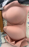 海貍嗨哩（McHiley）大碼哺乳內衣女防下垂聚攏大胸產(chǎn)后喂奶專(zhuān)用孕婦文胸孕期全罩杯超 梅粉紅+杏仁膚 XXXL(170-210斤/100C-105G) 曬單實(shí)拍圖