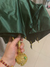 Danmunier太陽(yáng)傘防曬防紫外線晴雨兩用遮陽(yáng)創(chuàng)意玲瓏球小巧便攜折疊女生雨傘 三折-玲瓏球-雨林綠（黑膠） 曬單實(shí)拍圖