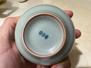容山堂汝窯功夫茶杯茶碗開(kāi)片青瓷陶瓷建盞品茗杯單杯主人杯功夫茶具 曬單實(shí)拍圖