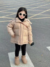 貓人女童打底褲兒童鯊魚褲加絨加厚春秋外穿2025大童瑜伽褲百搭褲女孩 貓頭黑色700g 【厚絨款】 160 曬單實(shí)拍圖