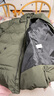 肥貓潮府 大碼男裝胖子棉衣男士中長(cháng)款外套韓版潮流大學(xué)生秋冬季加厚棉服加肥大碼肥佬冬裝潮 軍綠色 6XL 220-240斤 曬單實(shí)拍圖