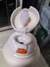 EATKM保溫壺杯大號大容量女生高顏值便攜式戶外熱水壺宿舍學(xué)生家用旅游 優(yōu)雅白2000ml約4斤水送背帶茶濾 曬單實拍圖