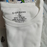 佐丹奴（Giordano）短袖T恤 男裝2件裝純棉打底體恤 純色圓領(lǐng)V領(lǐng)男士修身打底 圓領(lǐng)短袖 白+白(2件裝) M中碼(170/96A) 曬單實拍圖
