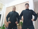 李寧（LI-NING）運動(dòng)套裝男秋季外套運動(dòng)褲直筒跑步兩件套男士休閑衛衣健身運動(dòng)服 【常規款】外套+束口運動(dòng)褲 3XL 曬單實(shí)拍圖