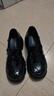ZHR樂(lè )福鞋女時(shí)尚通勤厚底單鞋子女舒適一腳蹬圓頭女鞋 AB26 黑色 39  曬單實(shí)拍圖