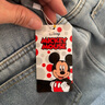 迪士尼（Disney）女童刺繡加絨牛仔褲2024新款洋氣兒童秋冬款加厚褲子哈倫休閑褲 藍(lán)色加絨 150cm 曬單實(shí)拍圖