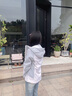 波司登（BOSIDENG）25年新款楊紫同款女戶外旅行連帽防風防水軟殼功能外套B250512004 水粉色/水晶銀-淺春色 S 160/84A 曬單實拍圖