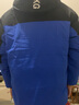 雪中飛秋冬新款雪山袖標印章大工裝口袋中性童裝連帽羽絨服男童女童 寶藍|5151 160 80 曬單實拍圖