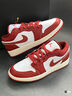 NIKE官方正品  Air Jordan 1 Low AJ1 (GS)兒童低幫復古籃球鞋 FJ3465-160 38 曬單實拍圖