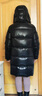 高梵黑金鵝絨服楊冪同款黑珍珠4.0新款男女同款羽絨服 高定巴黎黑 M 曬單實(shí)拍圖