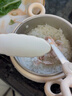 奔麥嬰兒輔食剪陶瓷寶寶剪刀菜肉陶瓷食物剪兒童輔食工具 奶芙白【陶瓷不生銹】+收納盒 曬單實(shí)拍圖