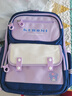 Hello Kitty書(shū)包小學(xué)生1-3-6年級女孩女童三年級一減壓護脊書(shū)包4五兒童雙肩包 【透氣護脊背墊】藏紫色 3-6年級 曬單實(shí)拍圖