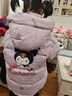 G.DUCKKIDS童裝庫(kù)洛米女孩羽絨棉服2025新款冬季兒童洋氣加厚保暖棉衣外套潮 紫色庫(kù)洛米棉衣+娃娃 140 cm 曬單實(shí)拍圖