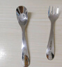 沃德百惠（WORTHBUY）316L不銹鋼兒童調羹喂飯勺小學(xué)生餐叉勺元寶勺帶收納盒勺子套裝 達達獅元寶勺+餐叉+收納盒 曬單實(shí)拍圖