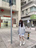 燦圖國潮美式復古三條杠外套女春秋季新款夾克寬松休閑棒球服情侶裝潮 灰色 常規(guī) L 【建議100斤到120斤】 曬單實拍圖