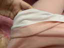 貓人（MiiOW）孕婦哺乳秋衣秋褲套裝大碼孕期睡衣產(chǎn)后喂奶月子服中厚款保暖內衣 淺粉 XL （參考體重：130-150斤） 曬單實(shí)拍圖