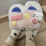 果殼（Gukoo）拖鞋女冬季新款HelloKitty聯(lián)名可愛毛絨女士居家毛毛拖鞋 HelloKitty毛毛拖鞋 40-41 曬單實拍圖