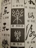 歷代名家千字文書法字典 曬單實(shí)拍圖