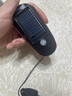 HAWEIWIND自行車燈前燈山地車夜行燈太陽能充電強光手電筒超響鈴鐺喇叭車燈 【太陽能+雙充喇叭燈】黑紅 曬單實拍圖