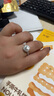 AEAW Jewelry戒指女來圖定制培育鉆，真鉆18K金男女鉆戒情侶對戒 定制18K金 曬單實拍圖