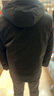 SHANSHAN杉杉鵝絨羽絨服男中長款男士一衣五穿可拆卸連帽內(nèi)膽保暖御寒外套 黑色 XL (180) /180 曬單實拍圖
