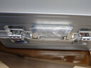 歐遙前開(kāi)蓋行李箱可上飛機鋁合金商務(wù)拉桿箱側開(kāi)倉放電腦帶鎖扣登機箱 奢華銀【雙封閉里布-雙充電口】 20英寸 免托運-可放16寸筆記本 曬單實(shí)拍圖