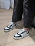 愛(ài)步（ECCO）休閑鞋女 厚底增高百搭平底鞋板鞋休閑運動(dòng)鞋 街頭219613 黑色/白色/灰白色21961361221 38 曬單實(shí)拍圖