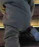 papa爬爬冬季新品男女寶寶連體衣可愛(ài)休閑三防毛圈夾棉爬服 綠色 80cm 曬單實(shí)拍圖